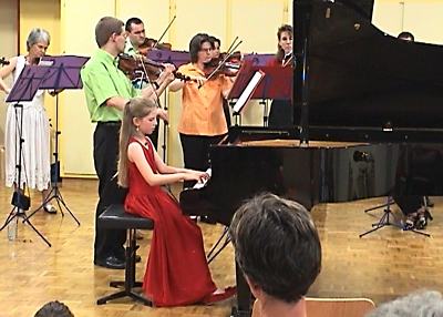 Pfäffikon, 5.7.2006, Haydn: Rebecca Ineichen am Klavier