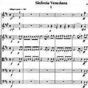 Salieri, Sinfonia Veneziana