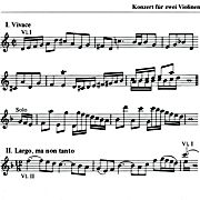 Bach Violinkonzert BVW 1043